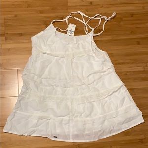 Hollister White Tank for women S size